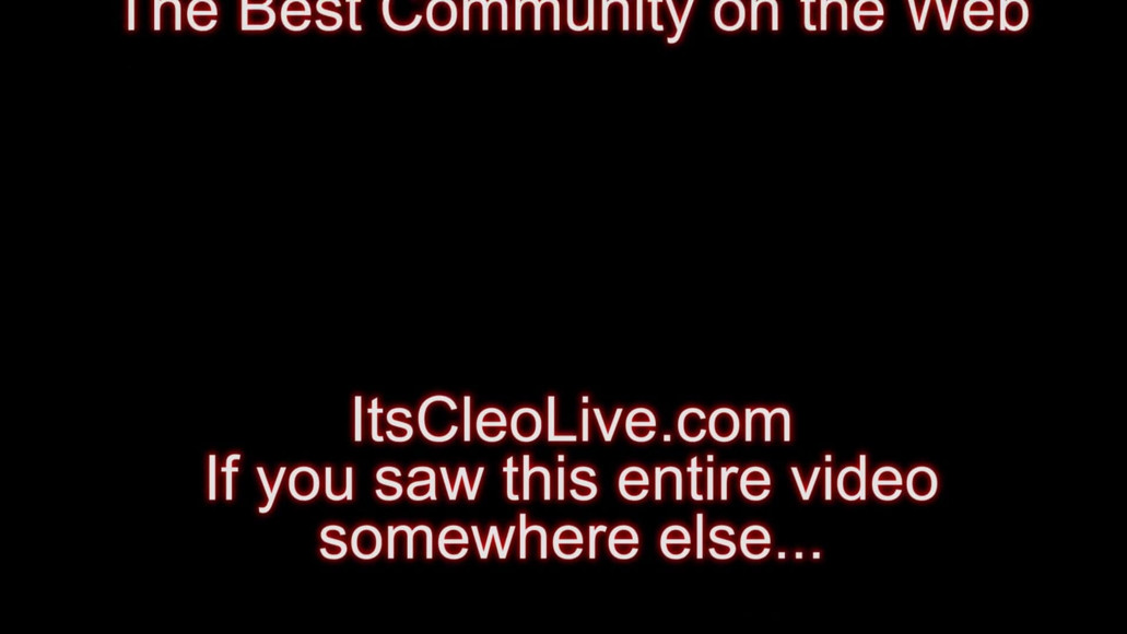 Cleo: Hot POV deepthroat cocksucking with Cleo!