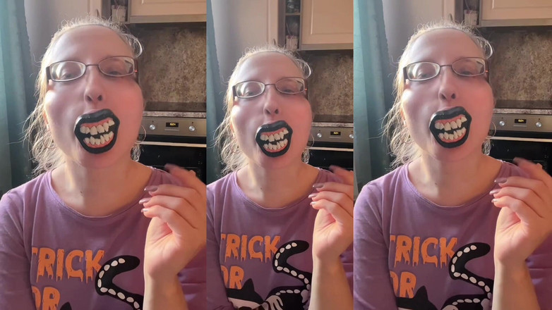 FinDom Goaldigger: Asmr 吸血鬼牙齿