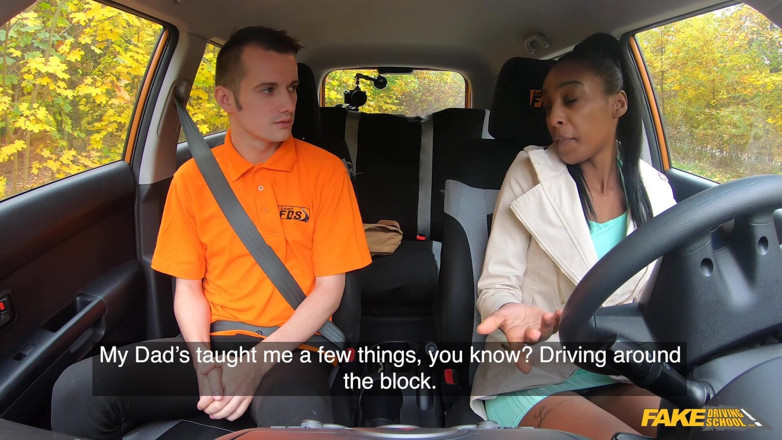 Fake Driving School: Fake Driving School - When Asia Rae Goes for a Lesson...