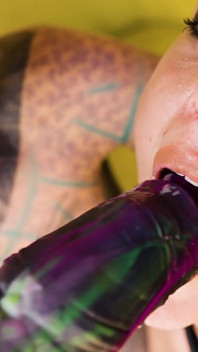 Tattoo Lesbian Gets Hard Fisted Till She Have a Real Orgasm