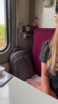 Fucked fellow traveler on the train... -Do you have a husband? Yes ! Oh god what have we done!