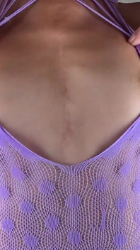 43 Min, 5 Sheer Outfits - Hardcore Nipple Tease & Play by Skinny Asian with Small Tits - Worship Her Big Asian Nipples