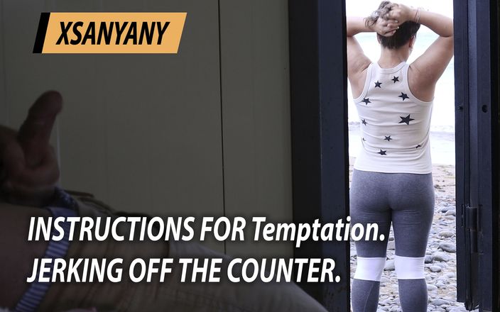 XSanyAny and ShinyLaska: 诱惑的指示。在柜台上撸管。
