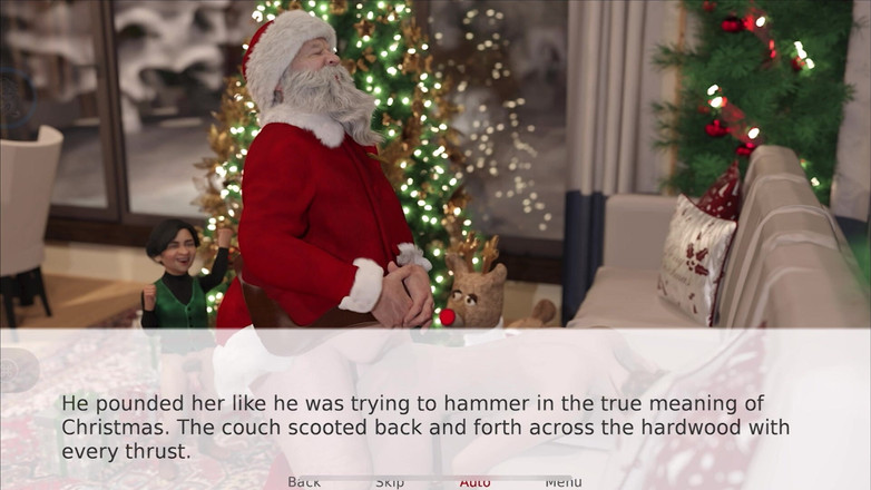 Captain ero gaming: 塞满她的丝袜 - 一个圣诞故事