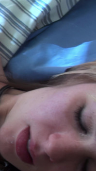 Jonni Hennessy Opens Wide for a Mouthful Cum Then Her Lover Eats Her Cummy Pussy