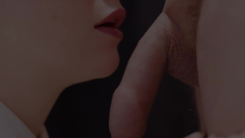 Lady Anna: Минет с проглотом спермы крупным планом