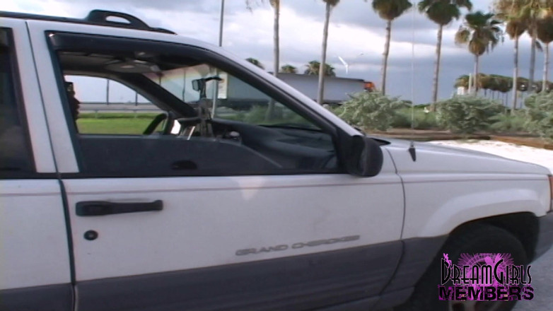 Dream Girls: Drei miezen spielen nackt an einem öffentlichen strand