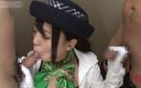 Asian happy ending: Asiatisches teen im dreier in ihre haarige muschi gefickt - teil 1