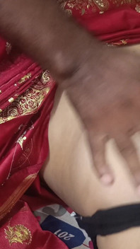 Lotérica vizinho homens qhousewife cor vermelha saree com foda quente