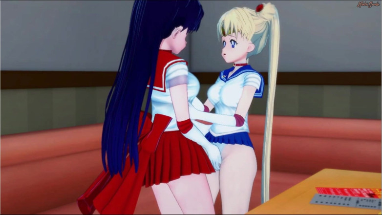 Hentai Smash: เซลเลอร์ มูน โดนเซลเลอร์ มาร์ส กินหี แล้วเสียวจนน้ำแตกแบบทริบ
