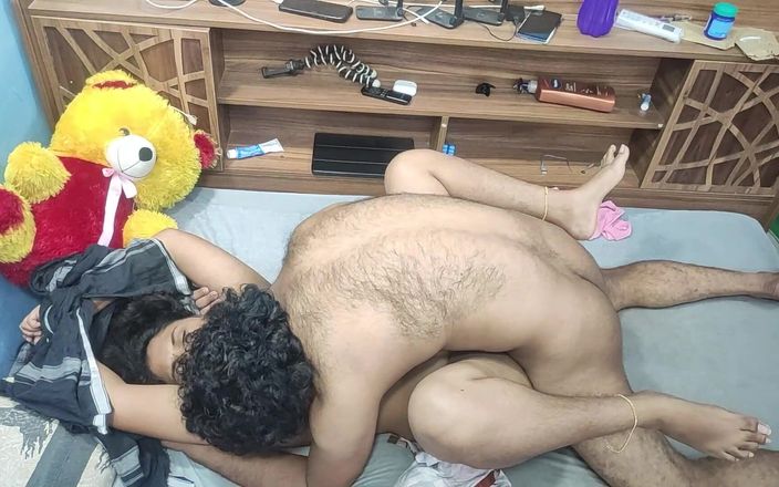 Vaigavarun45: 衬衫和牛仔裤脱下性爱与手绑住和热操与德西继妹
