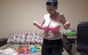 Sexy Milf: I love my huge tits! They growed so fast!