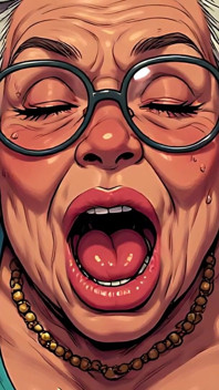 Mature Orgasm Face Art