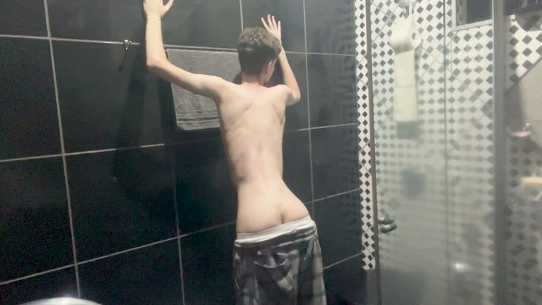 Kedoimath: Kedoimath - a Twink Just Showing Your Body Before Shower