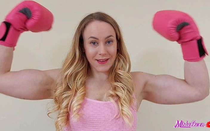 Michellexm: 第一人称视角 肌肉女孩打你