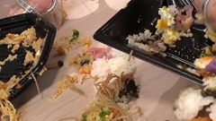 Food Crush Temptation: Akina’s Playful Delight Over Obento Treats