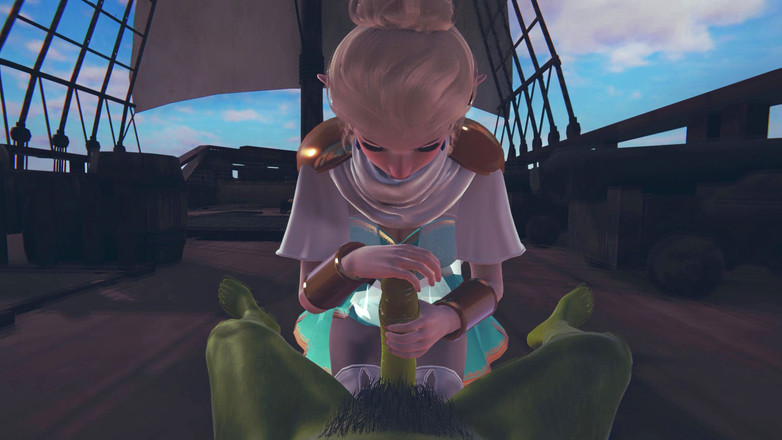 Waifu club 3D: Un simpatico elfo si masturba il cazzo di orc pov