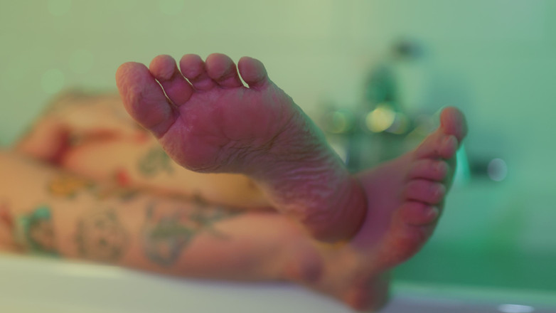 Liberation in motion: Bath Ritual Turns to Hard Dildo Riding &amp; Intense Orgasm