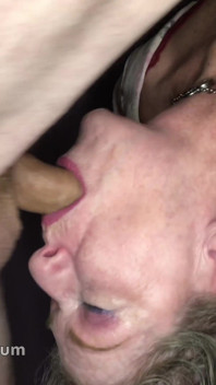 Hot Granny Throat Fucked on the Table! Maxxximummilf