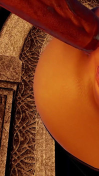 Blonde Girlfriend Ass Drilling in a Dungeon - 3D Porn
