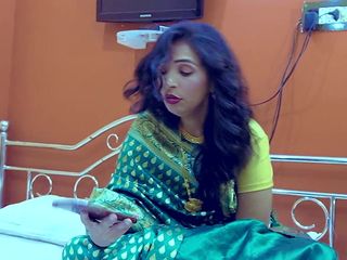 Hot desi couple studio: Indian Bhabi Cheated Her Husband and Fcked by Dewar