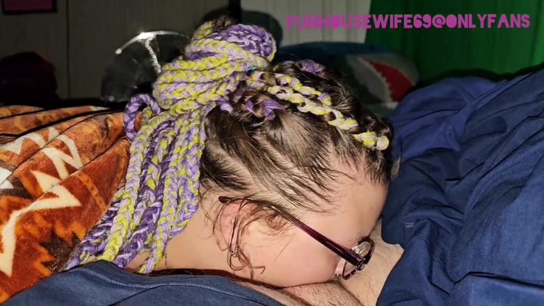 Funhousewife69: Минет после работы, осуши его яйца и глотай всю его порцию спермы