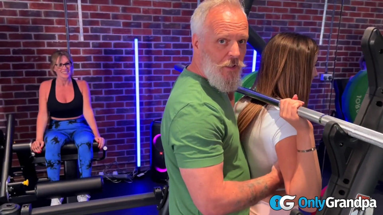 OnlyGrandpa: Gym Fuck Bunny