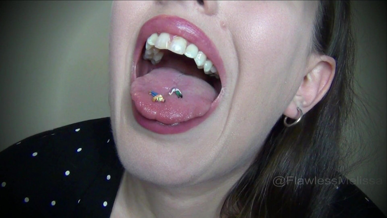 Flawless Melissa: Giantess Mouth Mouth Tease up Close Uvula Swallowed Whole