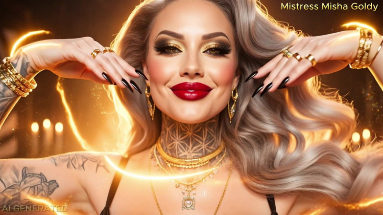 Goddess Misha Goldy: Îmi iubesc băiatul - lovituri pentru mine