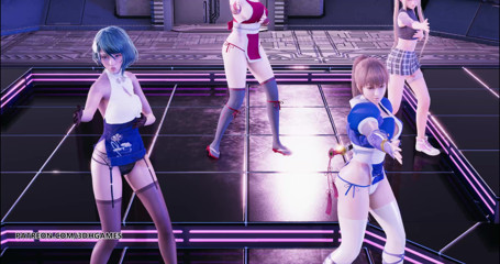 3D-Hentai Games: [MMD] Glide striptease Marie Rose Mai Shiranui Tamaki Kasumi doa...