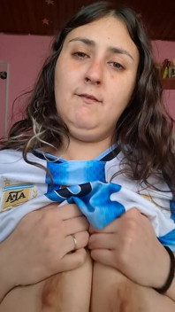 Argentinean Slut Giving the Sloppiest Tittyjob While Talking Pure Filth About Your Wife