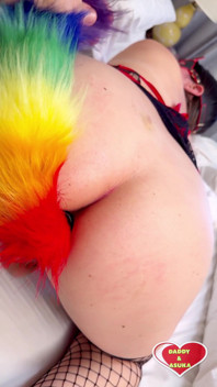 Kitty Cat with Rainbow Tail Part 1-2