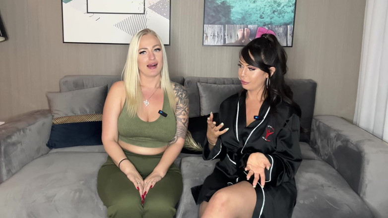 Elana Bunnz: Elana Bunnz, Kiki Klout ve Evelin Stone çift büyük zenci yarağı...