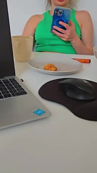 I've Had Breakfast with My Stepdad and He Caught Me Masturbating Under the Table!