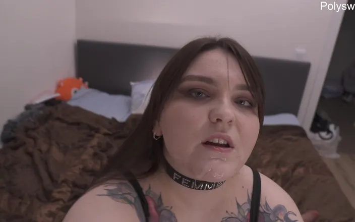 Polly Sweet: Biar saya cuba mengambil batang besar awak di dalam mulut...