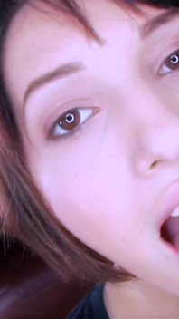 Katie Michaels Sucks a Big Dick and Swallows Cum