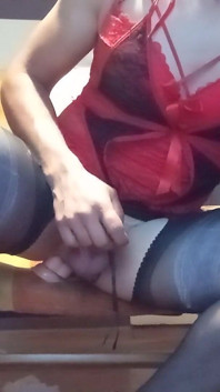 Blond crossdreser