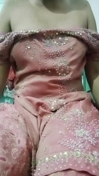Indian Gay Crossdresser Bottom Real Homemade Sex in Pink Salwar Kurta with Heavy Jwellery Just Like a Housewife