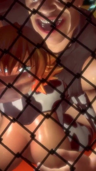 Anime cow girl trapanata anale duramente nella gabbia del sesso