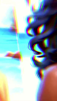4K 100% Ai vytvořený 3D soft looping PMV: tmavý tlustý zadek Gentle Twerk na tropické pláži v sexy bikinách