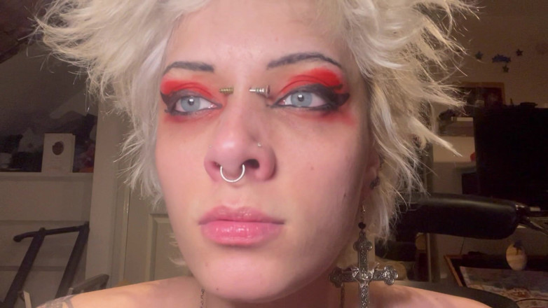 Glitterqueen1999: Fetish hidung khusus, mengendus bibir, fetish bibir, hidung tombol, gith,...