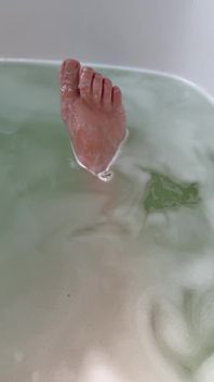 En la bañera