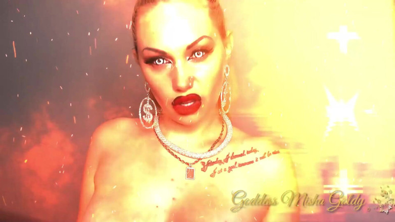 Goddess Misha Goldy: Mesmerizing anti-religious ASMR! Give your soul and your body to...