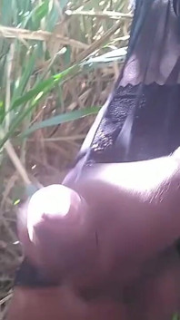 Paloma Veiga Fucking a Guy in the Woods