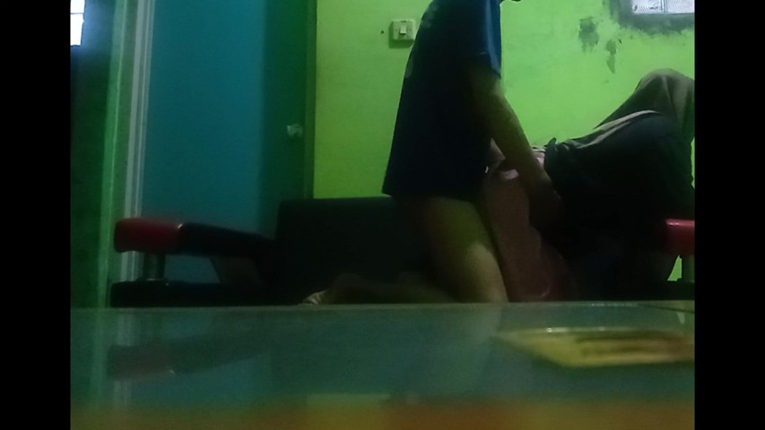 I Almost Found Out When I Fucked My Step Stepbrother's Pussy in the Living Room (Famly sex)