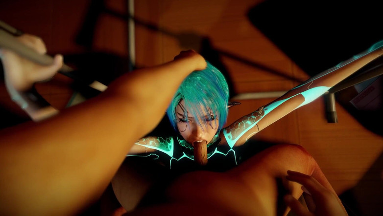 Wraith ward: Futai în față cu o fată robot sexy