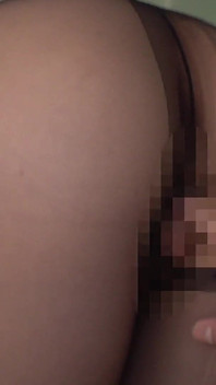 Satomi, Černé punčocháče Sex pro nohy a zadek fetiš
