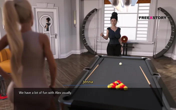 3D cartoon porn: Dreams of Desire - Jenna Shaking Alex's Dick Infront of His...