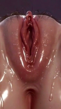 Extreme Close up Wet Tight Pussy - Dripping and Pulsing