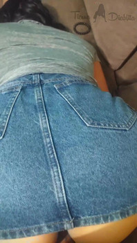 My Girlfriend Didn't Wear Panties Because She Always Provokes Me to Put My Cock in Her